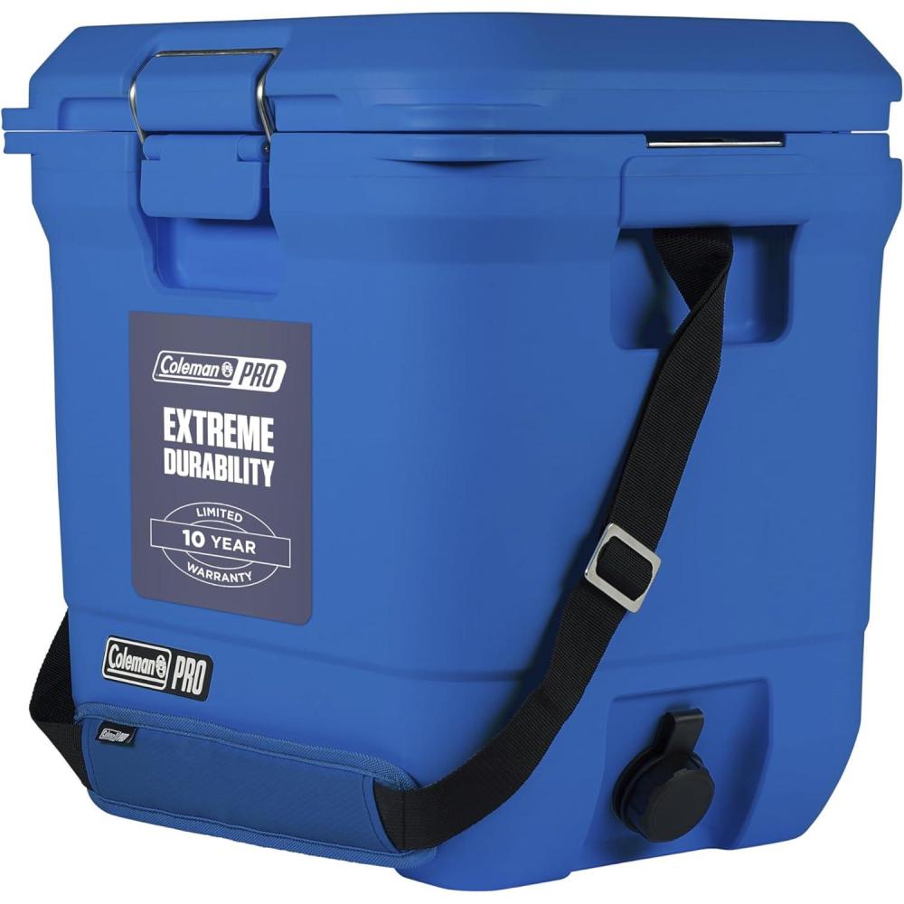 imageColeman Pro HeavyDuty 25qt UltraLight Premium Hard Cooler ExtraThick Insulation Keeps Ice up to 3 Days 36Can CapacityNeptune
