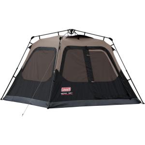 Coleman 4/6/8/10 Person Instant Camping Tent with 1-Minute Setup, Large Family Tent with Pre-Attached Poles, Air Vent, & Carry Bag, Sets Up in About 60 Seconds(Contains PFAS)