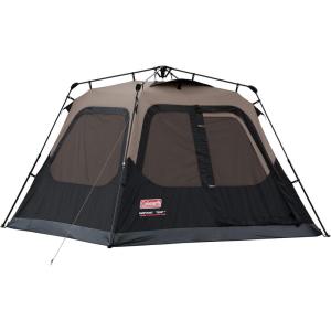 Coleman 4/6/8/10 Person Instant Camping Tent with 1-Minute Setup, Large Family Tent with Pre-Attached Poles, Air Vent, & Carry Bag, Sets Up in About 60 Seconds(PFAS-Free)