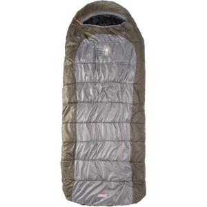 Coleman Big Basin 15°F Big & Tall Sleeping Bag, Cold Weather Sleeping Bag with Snag-Free Zipper & Better Heat Retention, Machine Washable(Pfas-free)