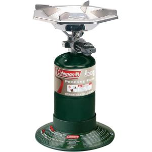 Coleman BottleTop Propane Stove with Adjustable Burner, Portable Camping/Backpacking Cooker with 7650 BTUs of Power for Camping, Tailgating, Grilling, & More