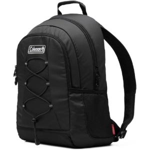 Coleman Chiller Insulated Backpack Cooler, Leakproof 28-Can Backpack Cooler with 12+ Hour Ice Retention, Made with Recycled Materials, Great for Beach, Camping, Hiking, Tailgates, Groceries, & More(Black)