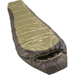 Coleman North Rim 0°F Big & Tall Sleeping Bag, Cold-Weather Mummy Sleep Sack with No-Snag Zipper & Adjustable Hood for Warmth & Ventilation, Large Camping Sleeping Bag(Contains Pfas)