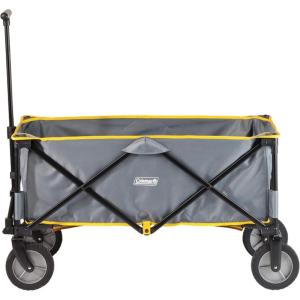 Coleman Portable Folding Utility Wagon with 5 Cubic Feet of Space & Reinforced Bottom Great for Camping Groceries Home Projects or Going to the Park & Beach Supports up to 150lbs(Camp Wagon)