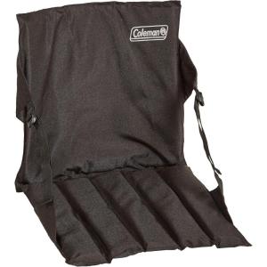 Coleman Portable Stadium Seat | Bleacher Cushion with Backrest | Lightweight Padded Seat Cushion(Black)