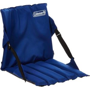 Coleman Portable Stadium Seat | Bleacher Cushion with Backrest | Lightweight Padded Seat Cushion(Blue)