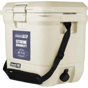 Coleman Pro Heavy-Duty 25qt Ultra-Light Premium Hard Cooler, Extra-Thick Insulation Keeps Ice up to 3 Days, 36-Can Capacity(Desert Sand)
