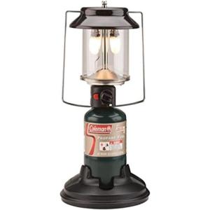 Coleman QuickPack 2-Mantle Propane Lantern with Carry Case 1000 Lumens Lantern with Adjustable Brightness & Push-Button Starter No Matches Needed Great for Camping Power Outage & More(Lantern)