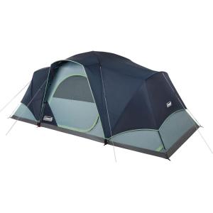 Coleman Skydome XL Large Family Tent with 5 Minute Setup, Weatherproof 8/12 Person Tent with Rainfly & Carry Bag, Fits Multiple Queen Airbeds, Made of PFAS-Free Materials(Contains Pfas)