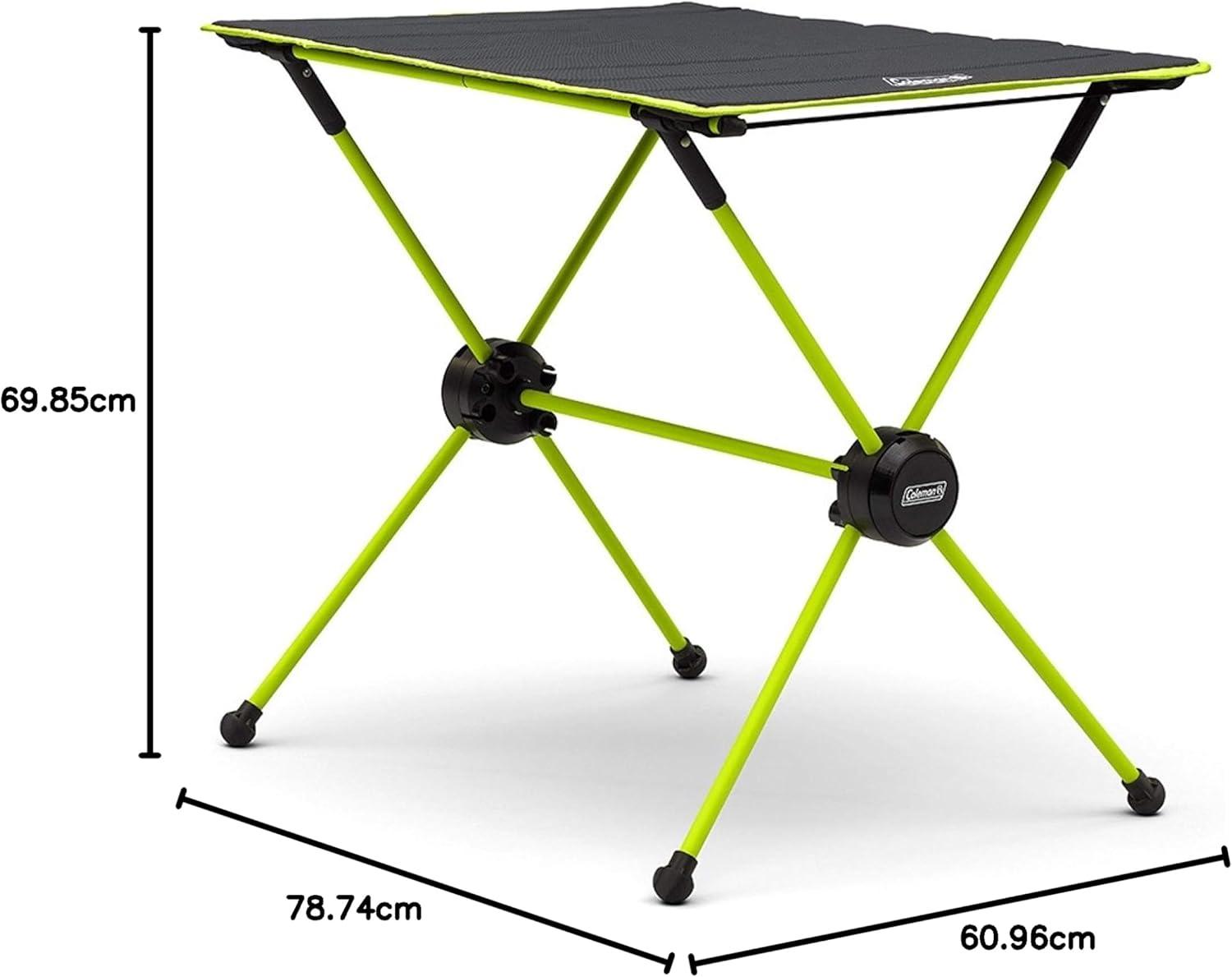 imageColeman Mantis SpaceSaving Outdoor Camp Furniture ChairCotTable More Storage Space Than Normal Great for Camping Tailgating Backyard ampamp More Carry Bag IncludedMedium Table