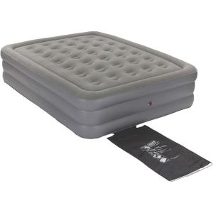 Coleman GuestRest 18″ Plush Top Double High Air Mattress Airbed with Integrated Storage System and Carry Bag, Pump Not Included, Queen(Queen 18″ (Pump Not Included))