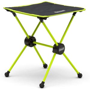 Coleman Mantis Space-Saving Outdoor Camp Furniture, Chair/Cot/Table More Storage Space Than Normal, Great for Camping, Tailgating, Backyard, & More, Carry Bag Included(Side Table)