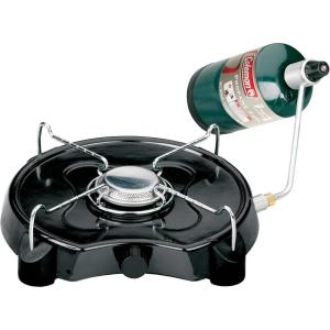 Coleman PowerPack 7,500 BTU Propane Camping Stove, Portable Adjustable Burner with Precise Temperature Control Fits 12-Inch Pan, Great for Camping, Hunting, Backpacking, Tailgating, & More
