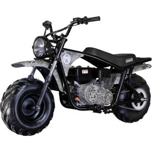 Coleman Powersports B200C 196cc Gas Powered Camo Minibike for Kids and Adults, 1-Cylinder, 4-Stroke, 23 Mph, 200 lbs Maximum Load, Ideal for Off-Road and Trail Riding