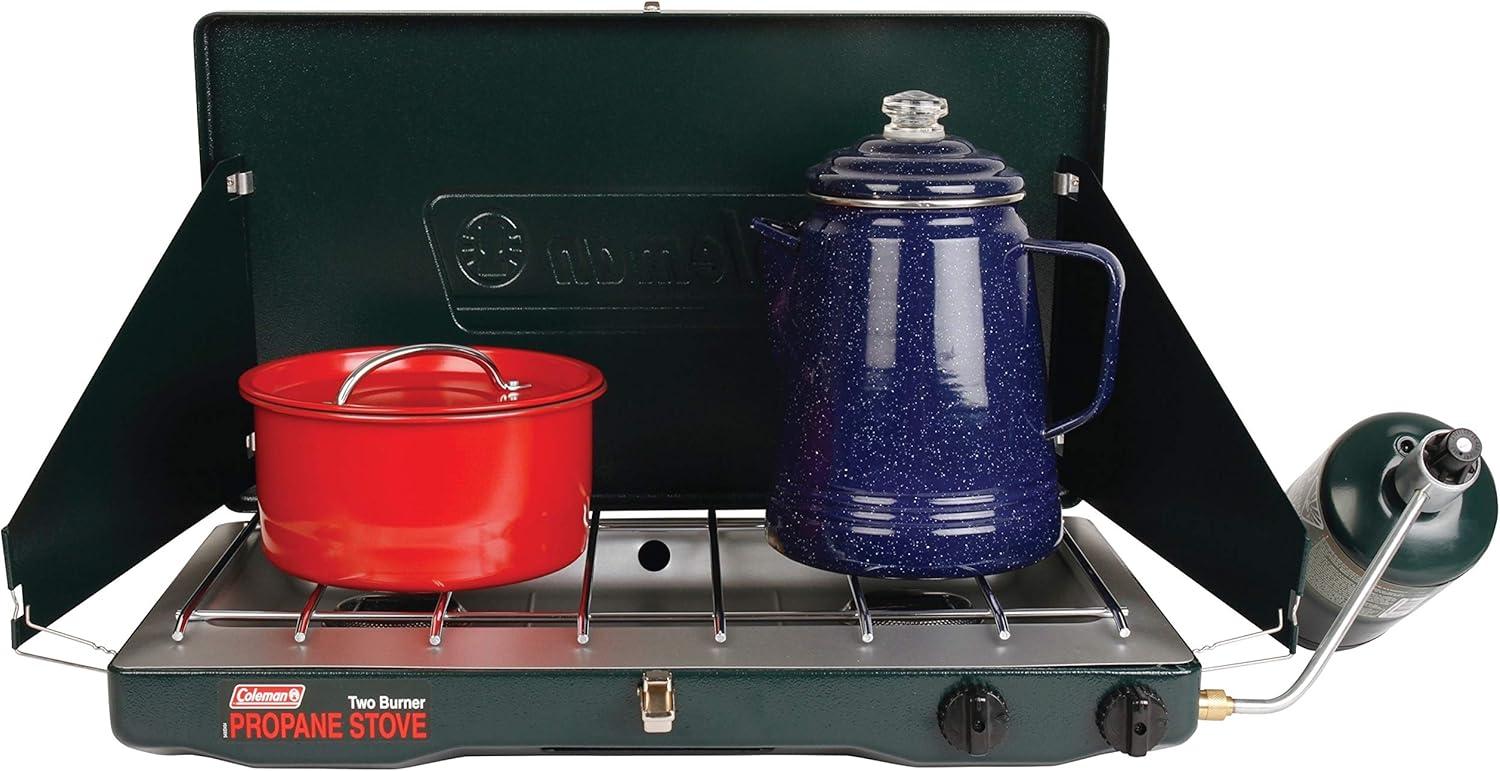 imageColeman Gas Camping Stove Classic Propane Stove 2 Burner 41 x 219 x 137 Inches