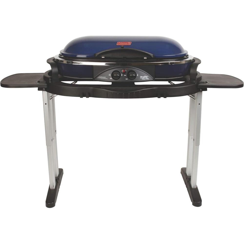 imageColeman RoadTrip LX Collapsible Propane Grill with 2 Adjustable Burners Side Tables ampamp PushButton Ignition 20000 BTUs of Power for Camping Tailgating Grilling ampamp More