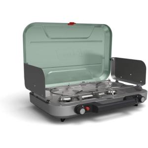 Coleman Cascade Camping Stove Collection – Portable Cooktops with up to 28,000 BTUs & Matchless Lighting, 1/2/3-Burner Options, Great for Outdoor Cooking, Camping, Tailgating, Grilling, BBQs, & More(3-burner)