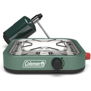 Coleman Cascade Camping Stove Collection – Portable Cooktops with up to 28,000 BTUs & Matchless Lighting, 1/2/3-Burner Options, Great for Outdoor Cooking, Camping, Tailgating, Grilling, BBQs, & More(1-burner)