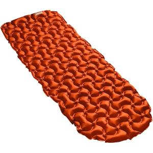 Coleman Kompact Inflatable Camp Sleeping Pad with Built-in Air Valve and Included Carry Bag, No Pump Needed, Textured Grip Bottom Keeps Pad in Place, Premium/Basic(Premium)
