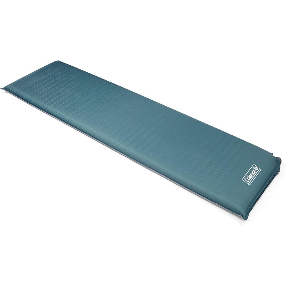 imageColeman Silver Springs SelfInflating Sleeping Pad Comfortable Camp Pad with Insulating Foam ampamp Durable PVC Coating Lightweight Sleeping Mat Inflates in MinutesSleep Pad