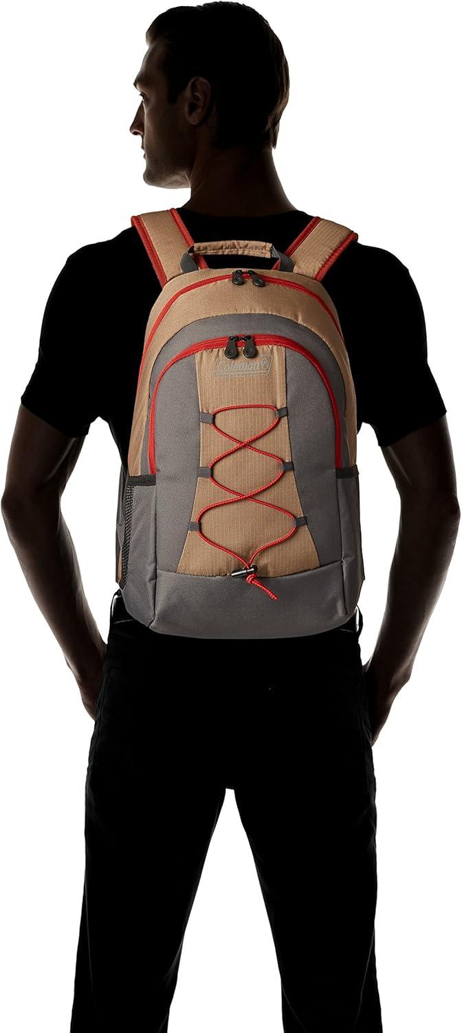 imageColeman Chiller Insulated Backpack Cooler Leakproof 28Can Backpack Cooler with 12 Hour Ice Retention Made with Recycled Materials Great for Beach Camping Hiking Tailgates Groceries ampamp More