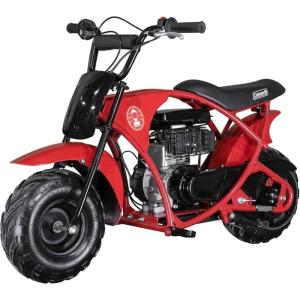 Coleman Powersports B100 105cc Gas Powered Minibike for Kids and Adults, 1-Cylinder, 4-Stroke, 22 Mph, 150 lbs Maximum Load, Ideal for Off-Road and Trail Riding