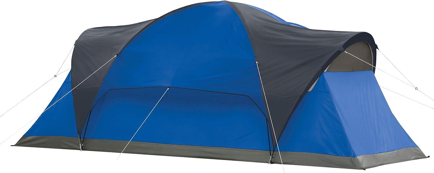 imageColeman Montana Camping Tent 68 Person Family Tent with Included Rainfly Carry Bag and Spacious Interior Fits Multiple Queen Airbeds and Sets Up in 15 MinutesBlue