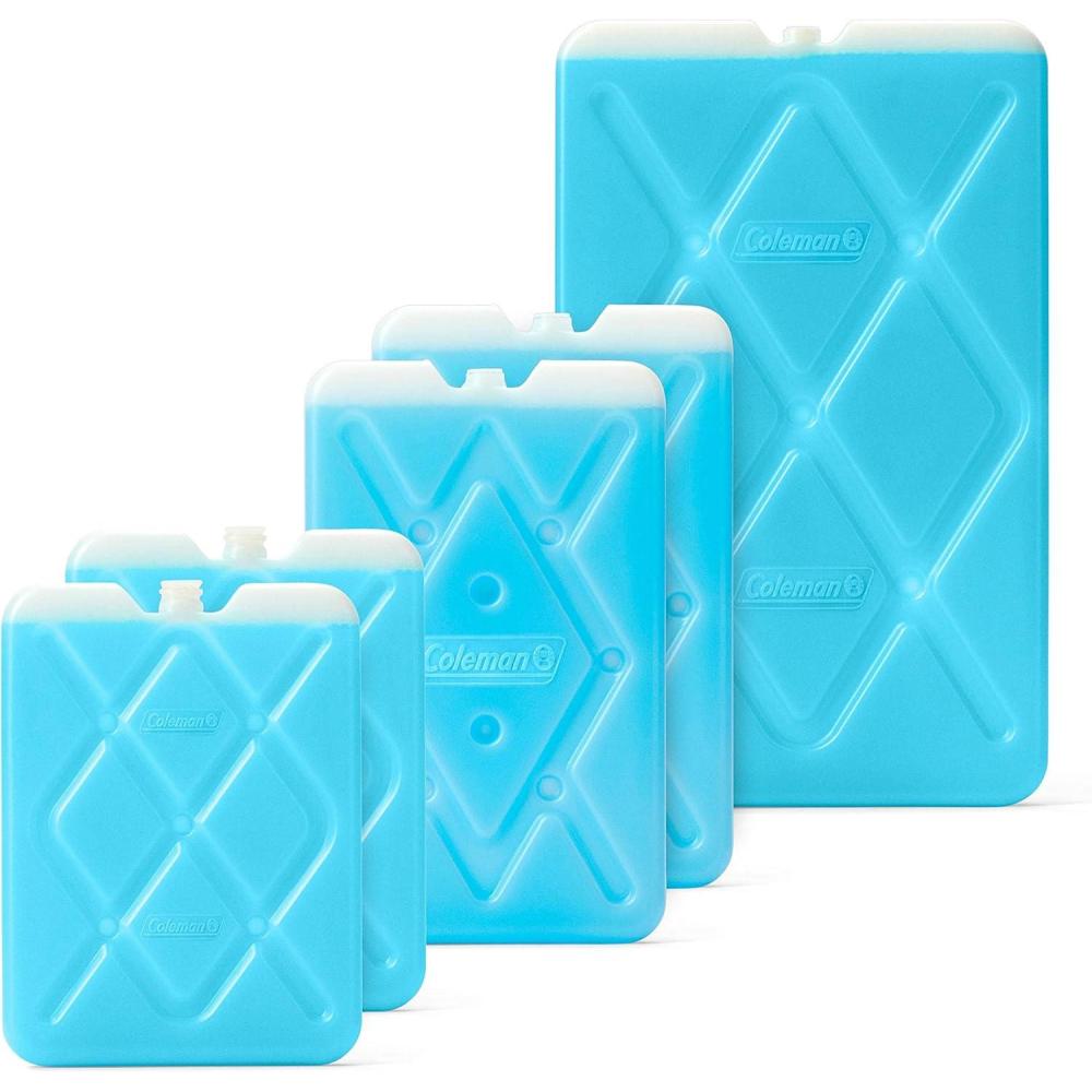 imageColeman Xtreme Chill Reusable Ice Packs Slim Ice Packs for Coolers amp Lunch Bags LeakProof Ice Brick Freezer Pack for School Work Lunches Trips amp InjuriesSport 5 Pack