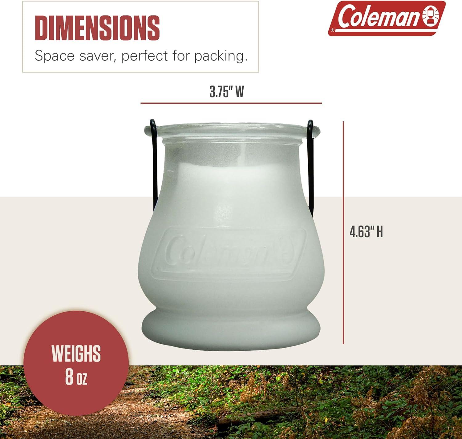 imageColeman Color Changing LED Citronella Outdoor Scented CandleBoxed