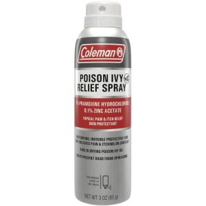 Coleman Poison Ivy Relief Spray, Continuous Spray for Topical Pain and Itch Relief, 3oz