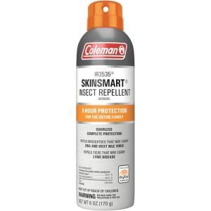 Coleman SkinSmart DEET Free Insect Repellent Spray – 6 oz(Skinsmart 6 Oz Spray Can)