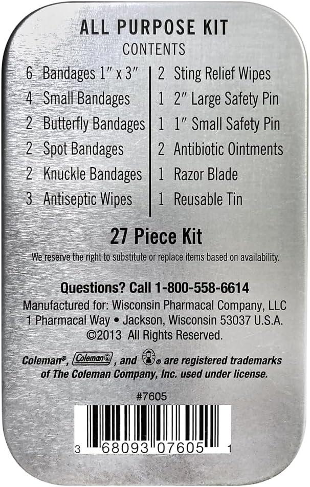 imageColeman All Purpose Mini First Aid Kit 27 Pieces SmallAll Purpose