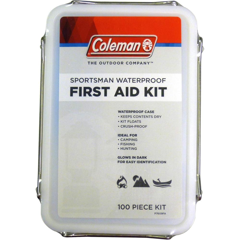 imageColeman Sportsman Waterproof First Aid Kit  100 Pieces White