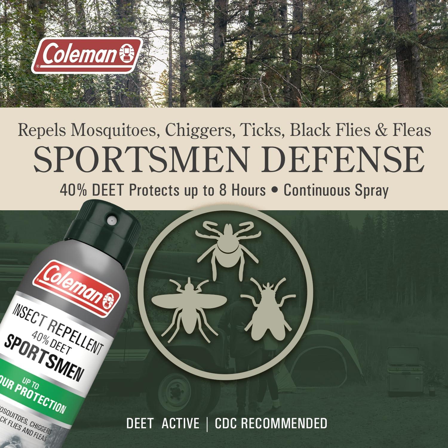 imageColeman 40 DEET Repellent 6oz Spray