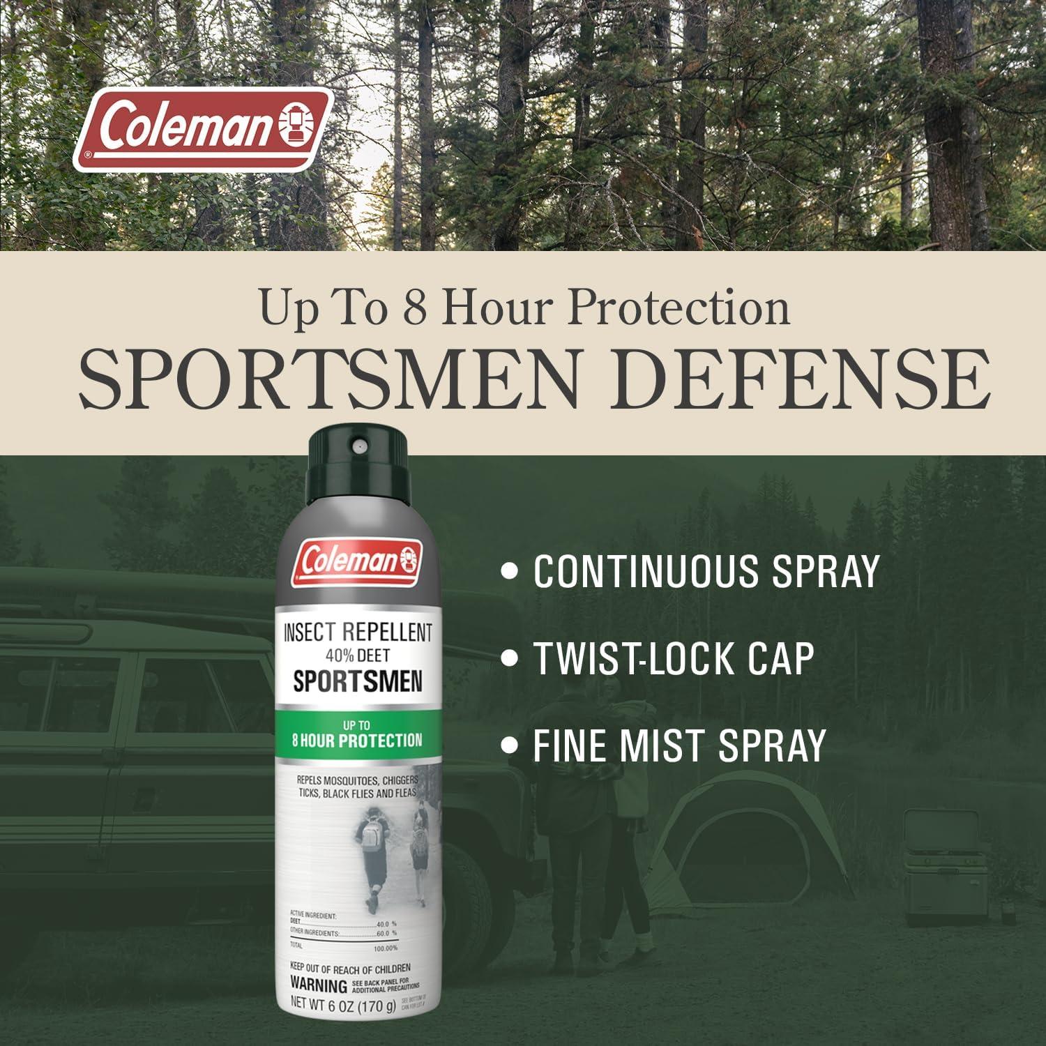 imageColeman 40 DEET Repellent 6oz Spray