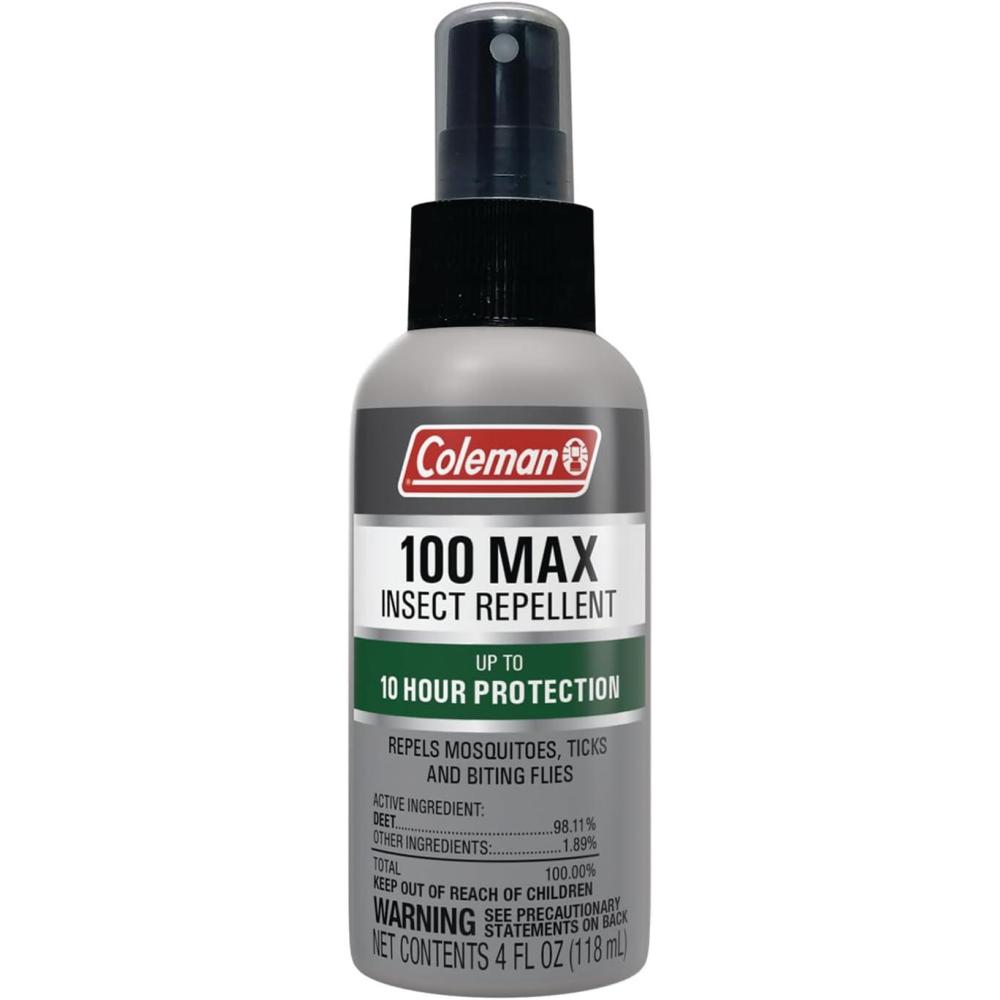 imageColeman 100 Max Mosquito Repellent DEET Insect Repellent Spray 4 fl oz PumpSpray