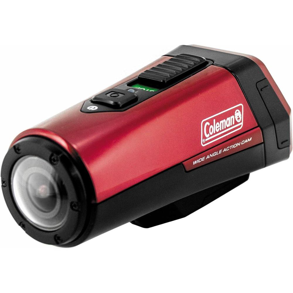 imageColeman CX9WPBL AktivSport Coleman 1080p HD Action Sports Camera with GPS 1Inch OLED and Health Stats BlueRed