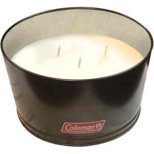 Coleman Outdoor Citronella Candle, 3-Wick Decorative Tin Bucket Candle for Patio, Backyard, Camping, and Outdoor Use, Up to 35 Hours Burn Time, 20oz(20oz)