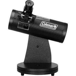 Coleman AstroWatch D76mm x 300mm Newtonian Reflector Telescope (15x-150x) – Carbon Fiber Finish
