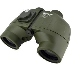 Coleman CS750WPIF Signature 7×50 Waterproof Binoculars with Built-In Compass (Green)