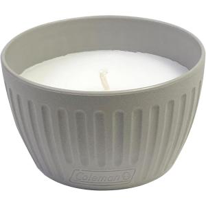 Coleman Outdoor Citronella Candle for Patio, Backyard, Ideal for Camping and Relaxation, Up to 25 Hours Burn Time, Grey, 11oz(11oz)