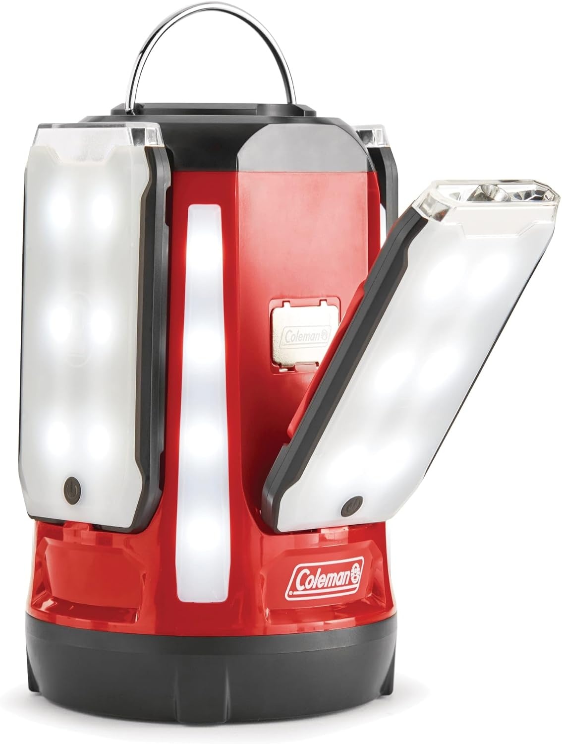 image:imageColeman MultiPanel LED Lantern Rechargeable WaterResistant Magnetic Light Panels BuiltIn Flashlight USB Charging Port Excellent for Camping Hunting Emergencies etc800 Lumen